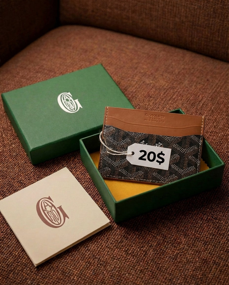 Brown Classic Card Holder