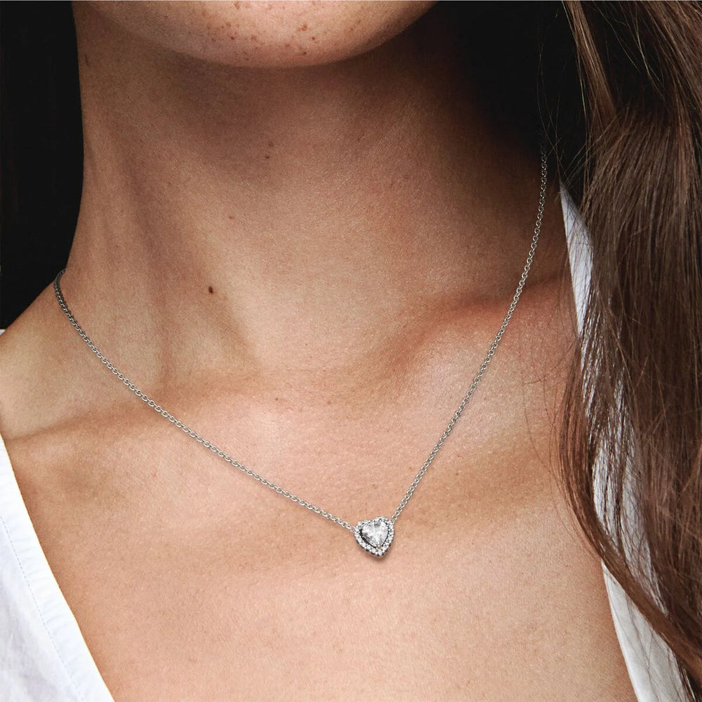 Crystal Heart Pendant Necklace
