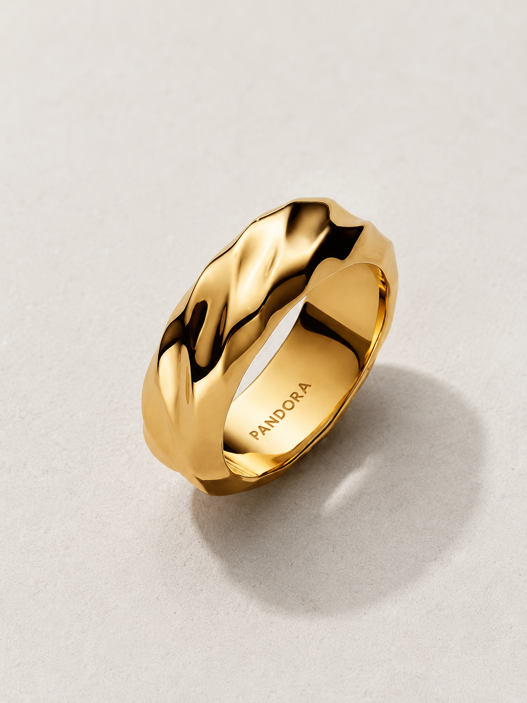 Polished Gold Band Ring