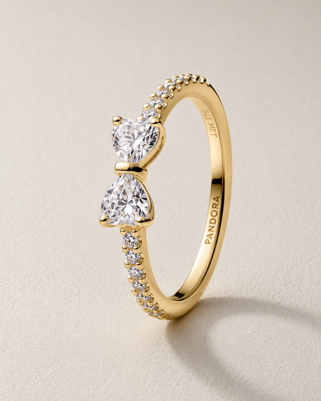 Wishbone Two-Stone Ring