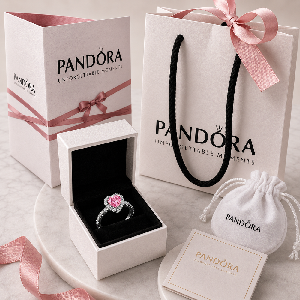 Crystal Pavé Solitaire Ring