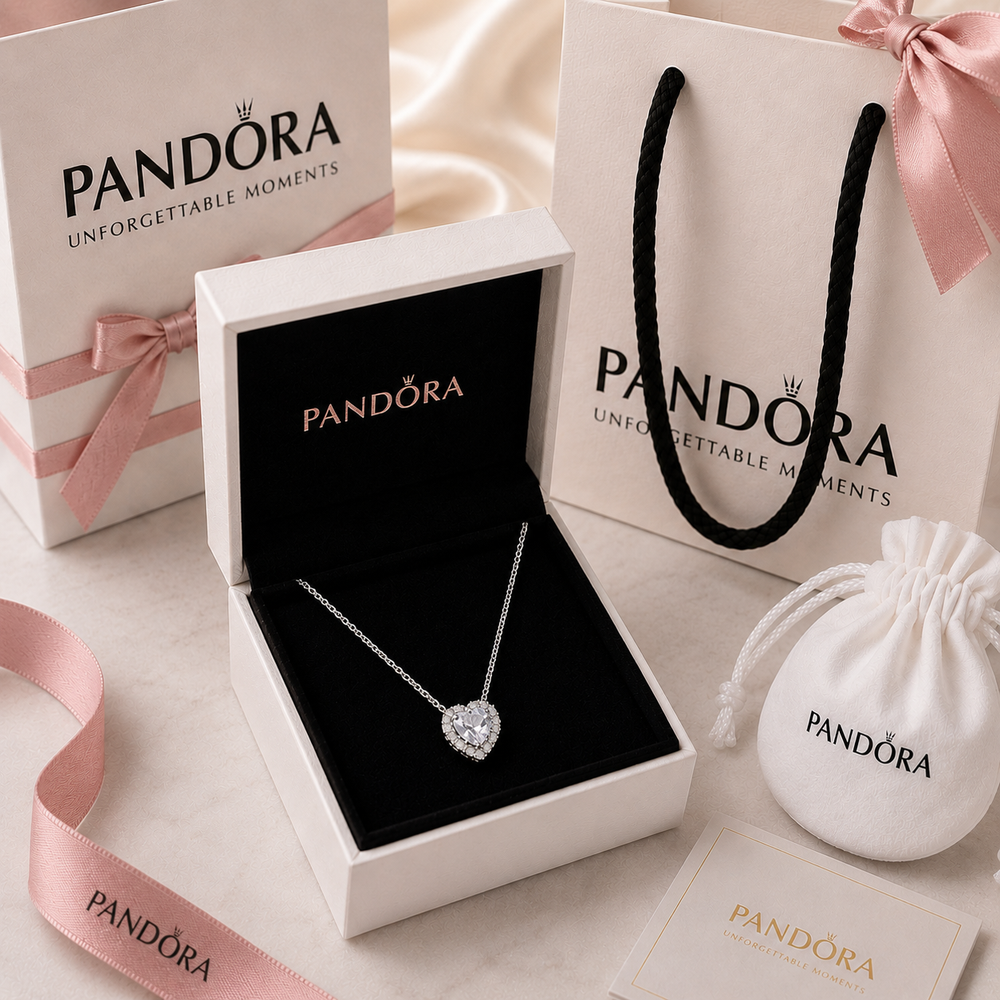 Crystal Heart Pendant Necklace