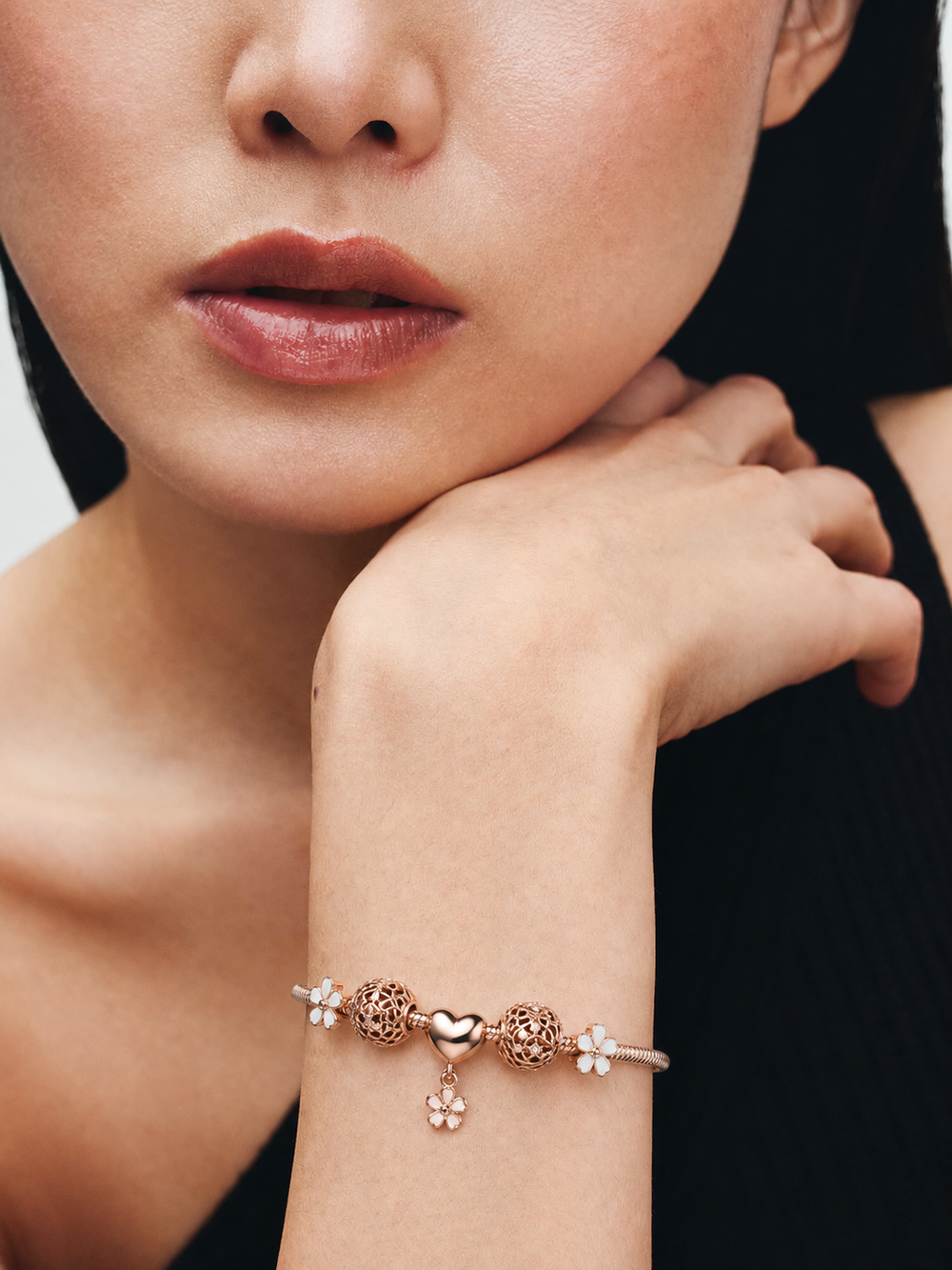 Rose Gold Charm Bracelet