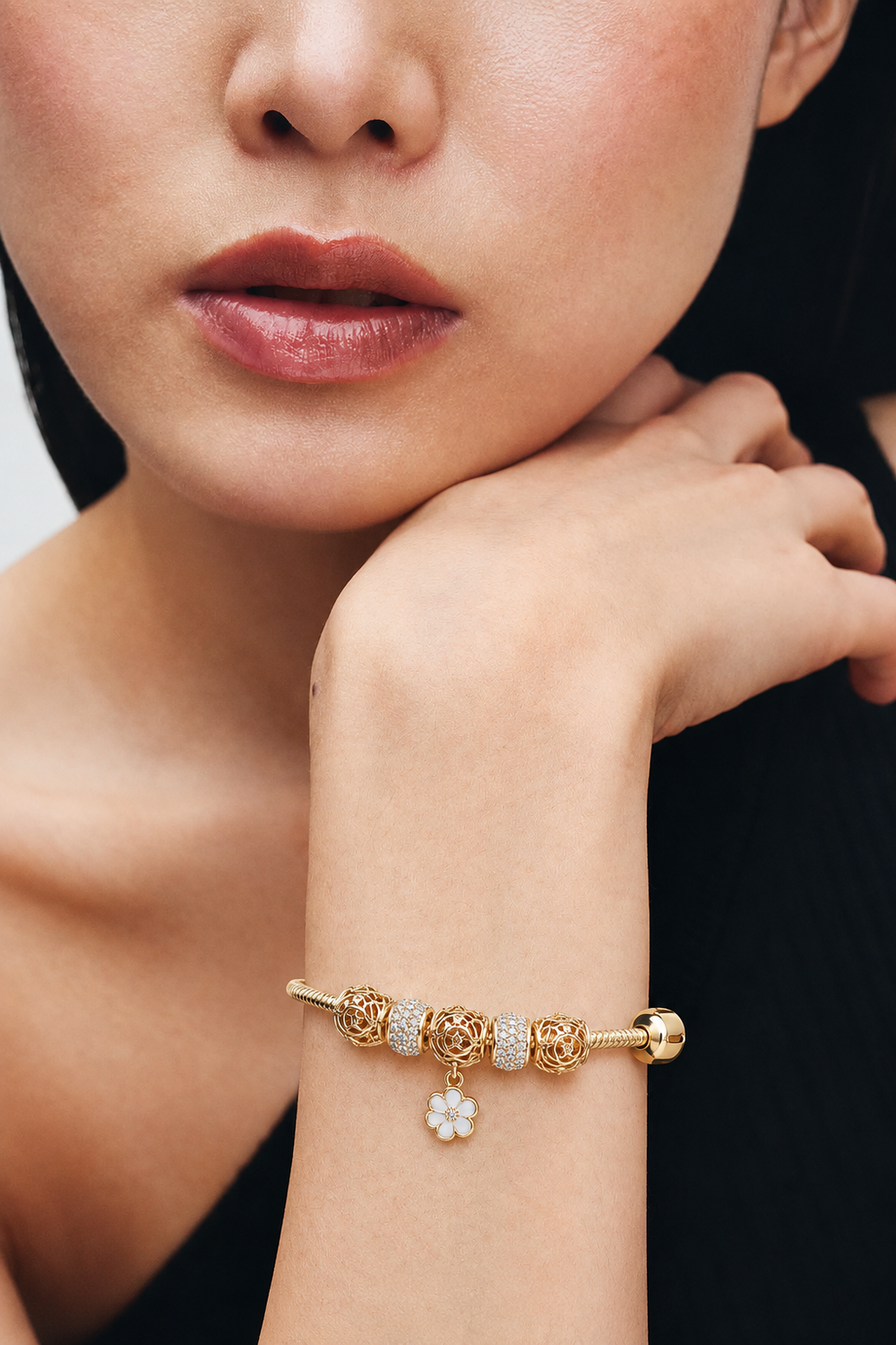 Gold Charm Bracelet
