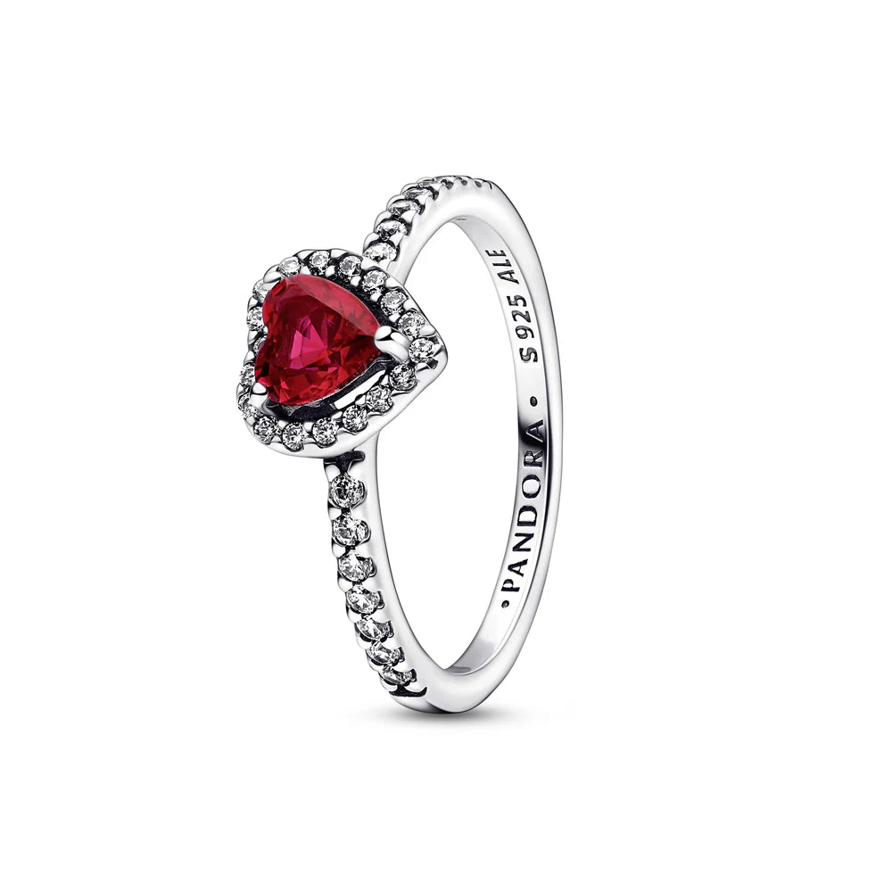 Floating Heart Stone Ring