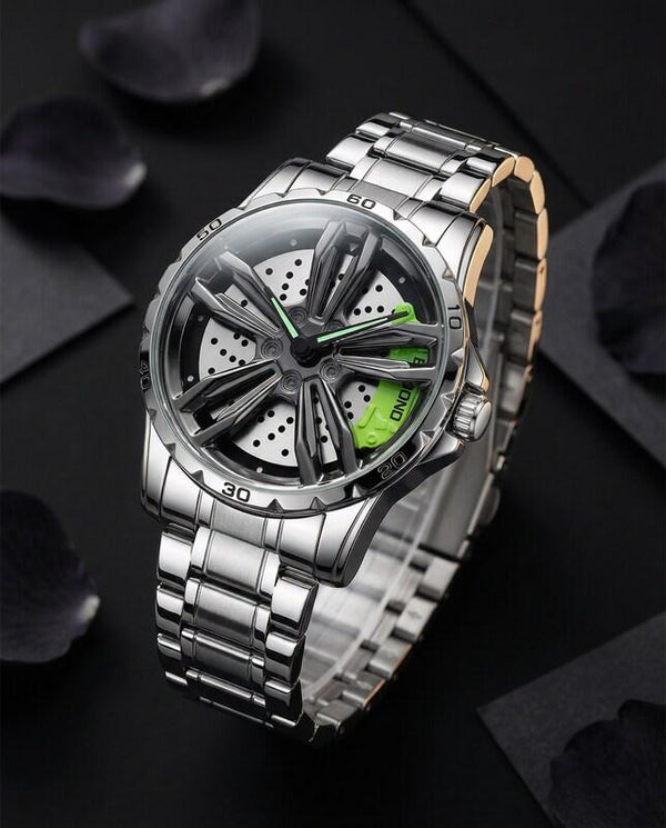 Silver Sport Strap Watch