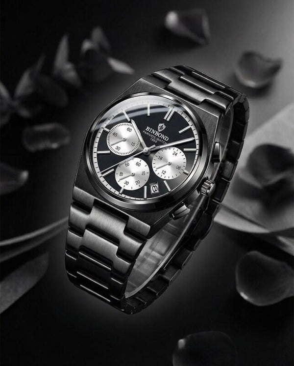 Black Stainless Steel Watch