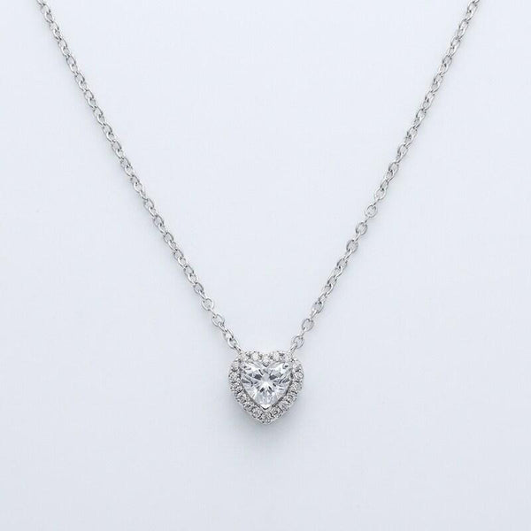 Crystal Heart Pendant Necklace
