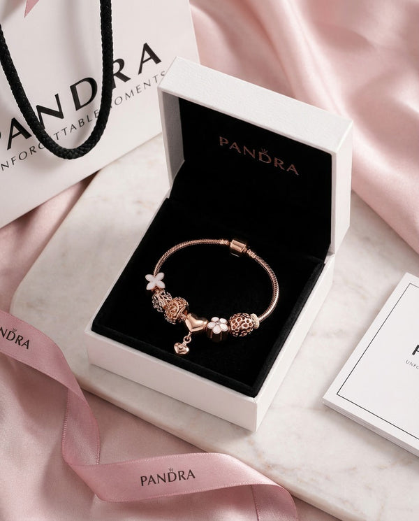 Rose Gold Charm Bracelet