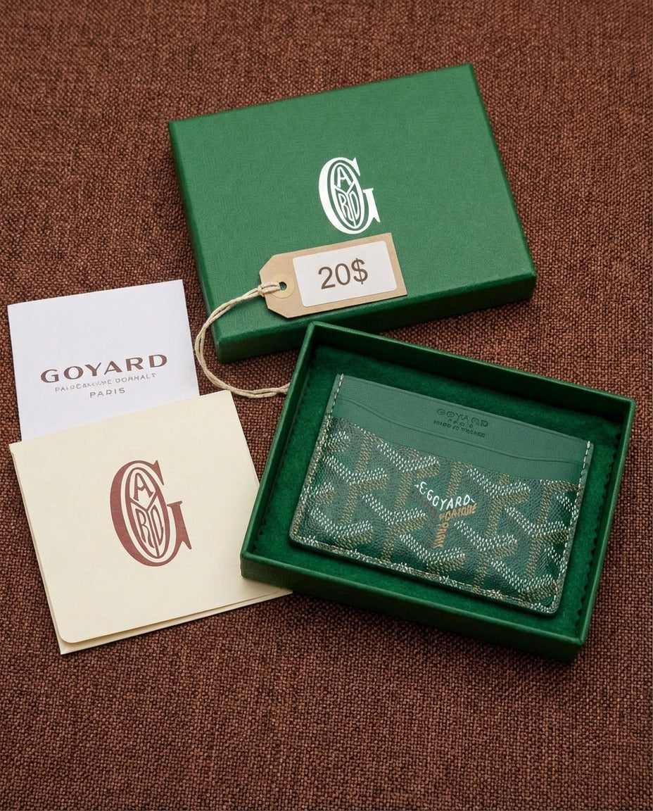 Dark Green Card Holder