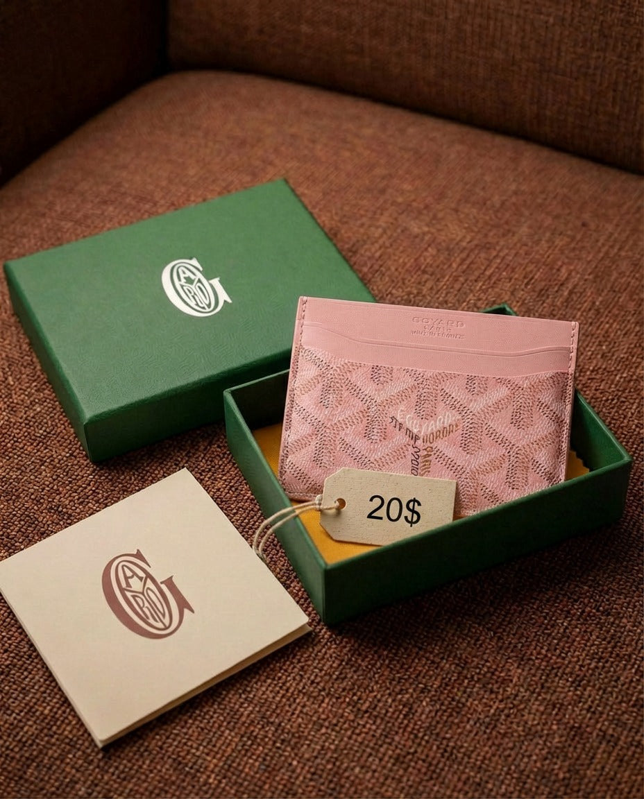 Pink Luxury Card Holder