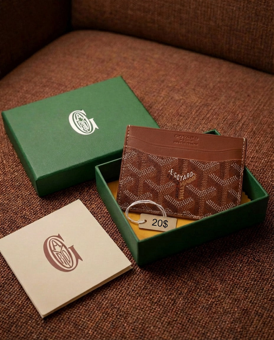 Burgundy Luxury Card Holder
