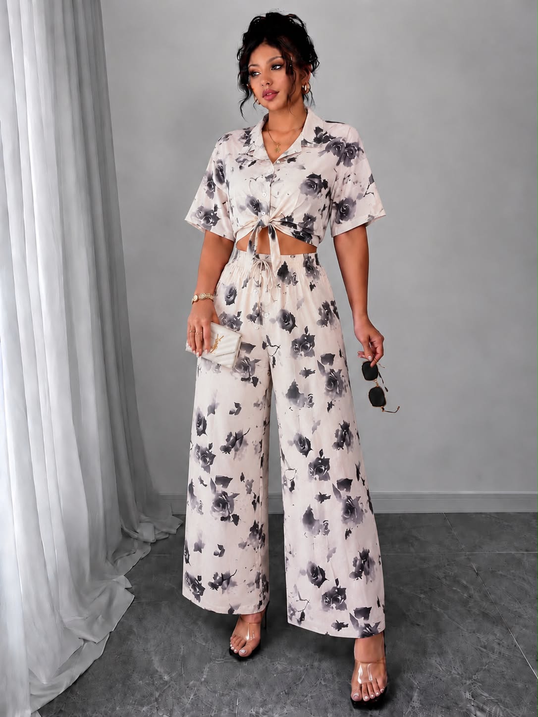 Bandana Bloom Set - Ivory Rose