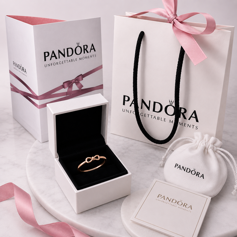 Rose Gold Infinity Knot Ring