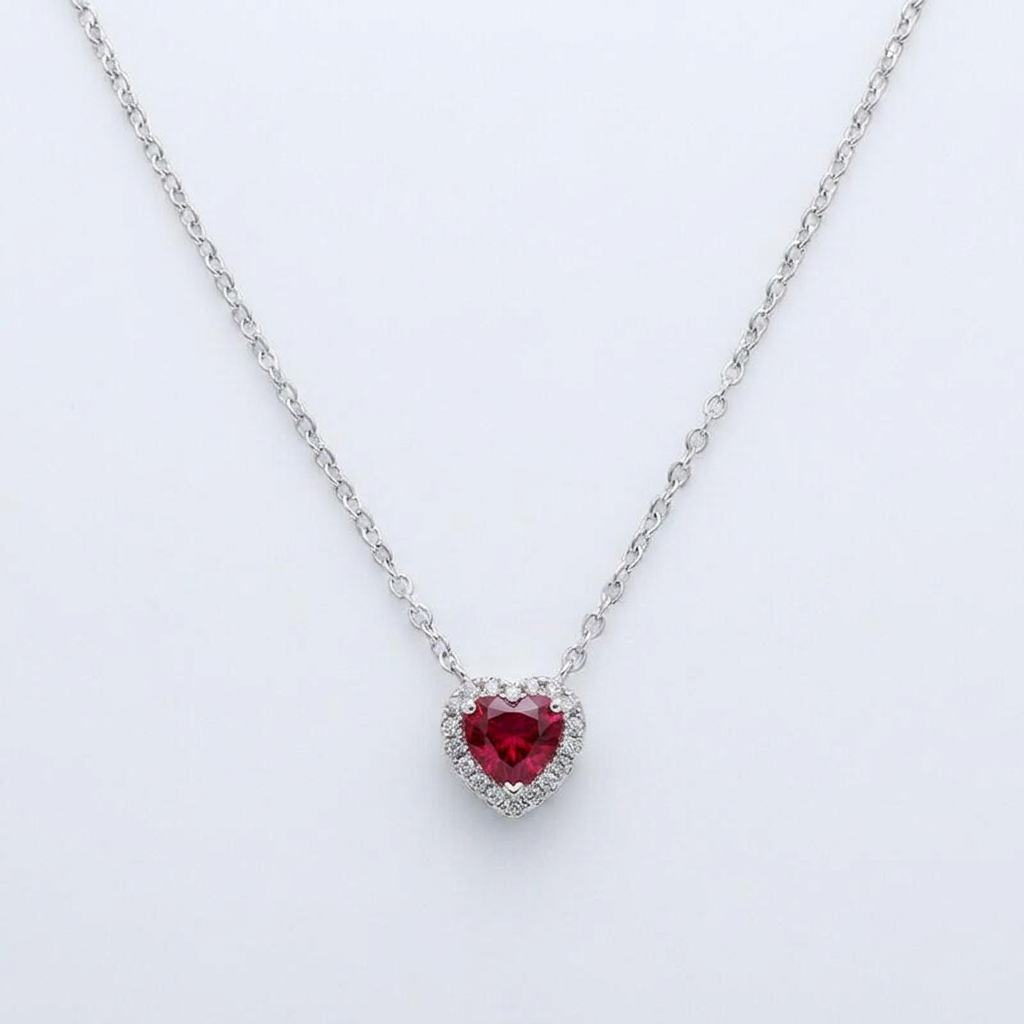 Red Heart Necklace