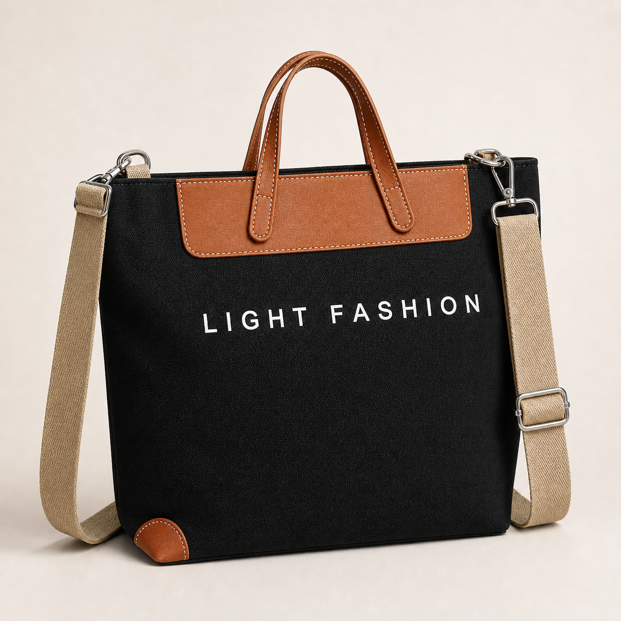 Black Light Fashion tote bag