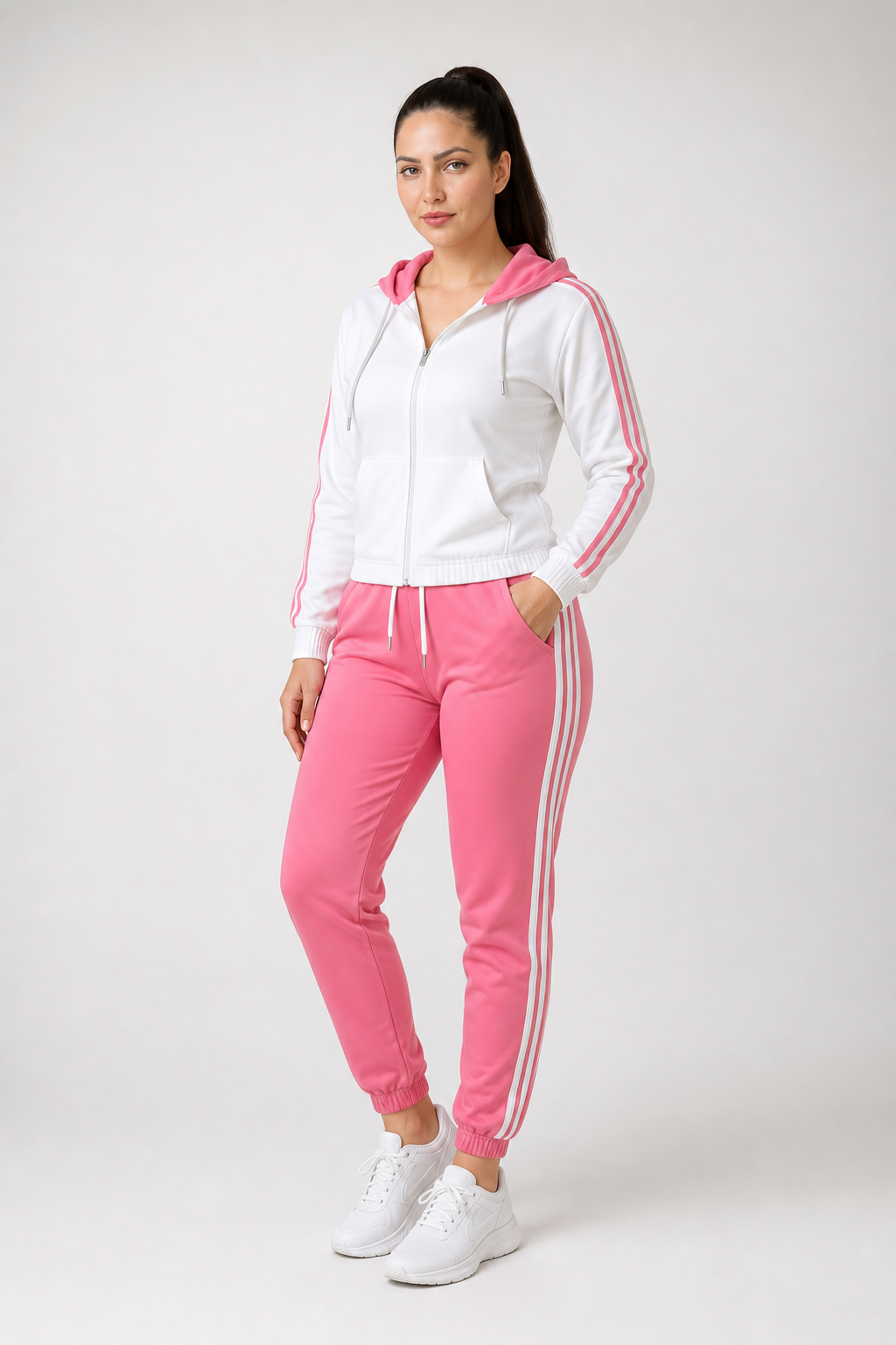 Women’s tracksuit set in pink