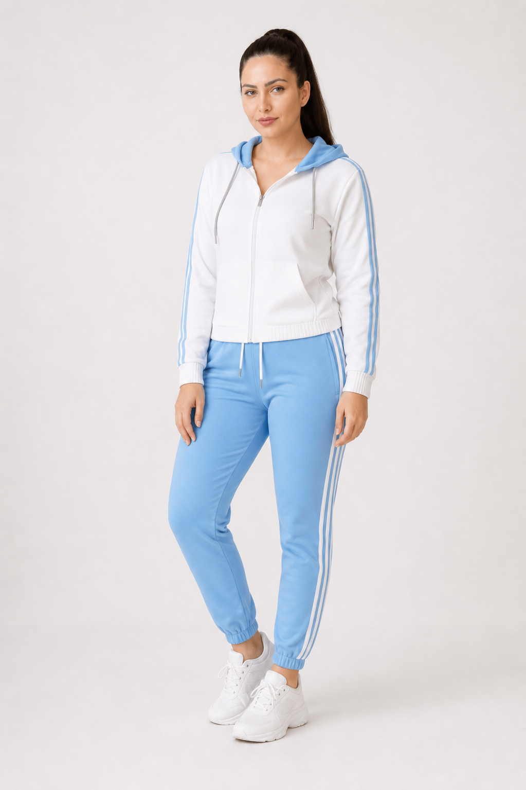 Women’s tracksuit set in sky blue